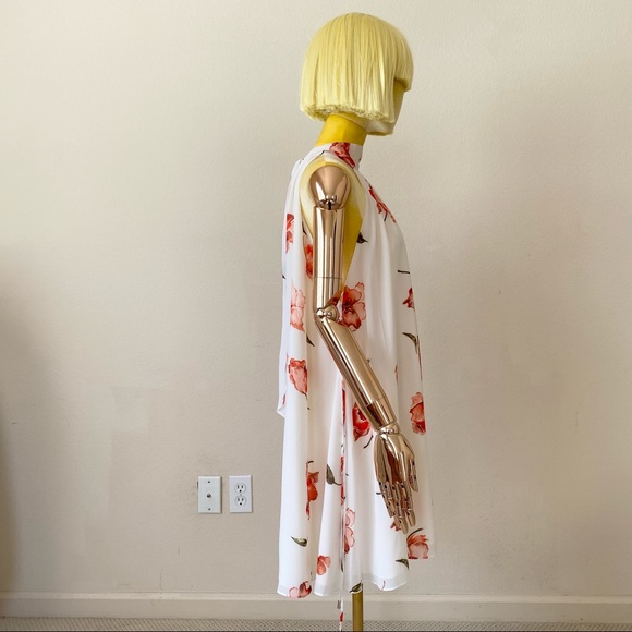 Haute Hippie Morrison Floral Silk Dress L - Picture 3 of 9